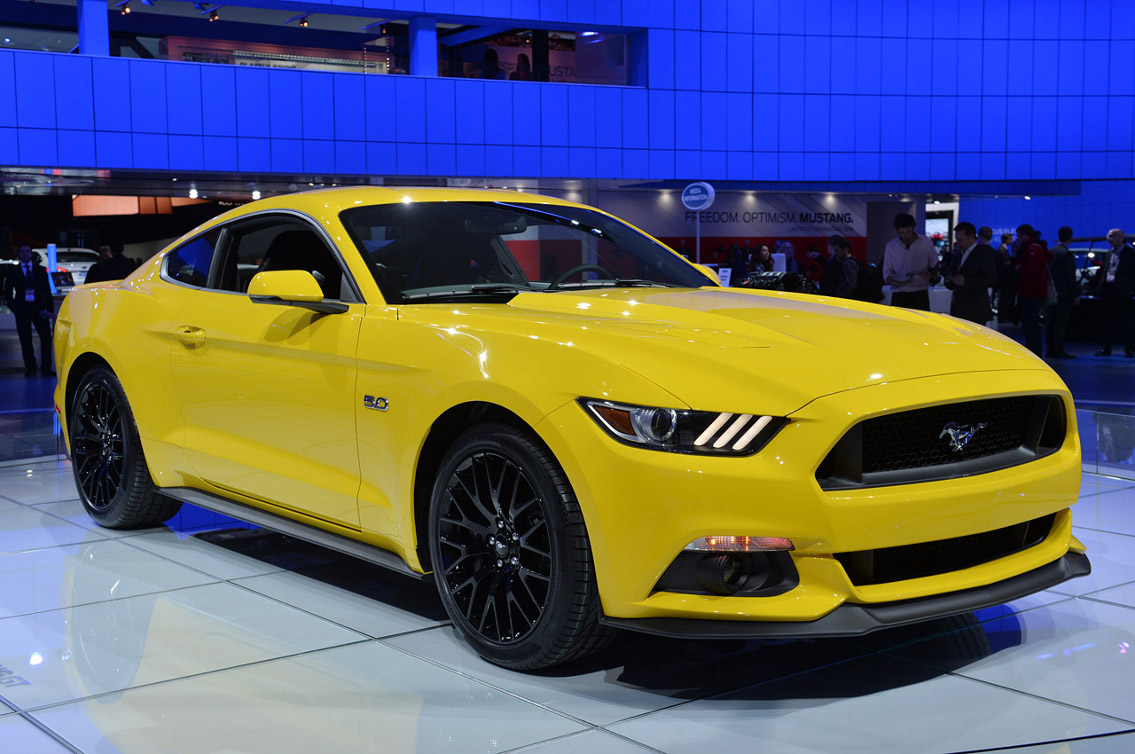 2015 Ford Mustang s550 yellow 01